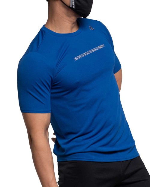 Casual Fit Training Crew Neck Tee - Royal [4215]