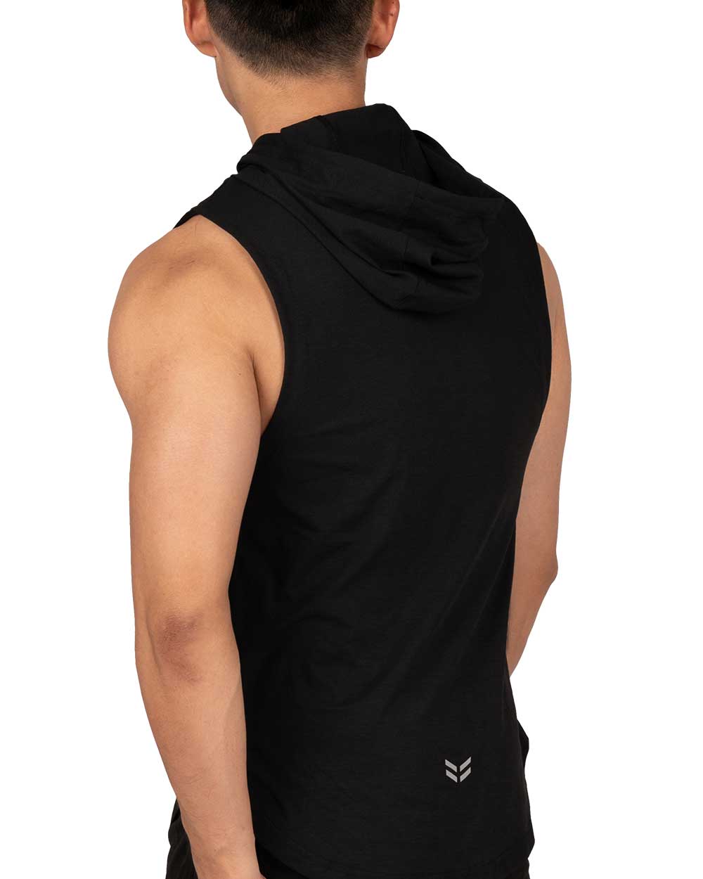 Hoody Muscle Vest - Black [4607]