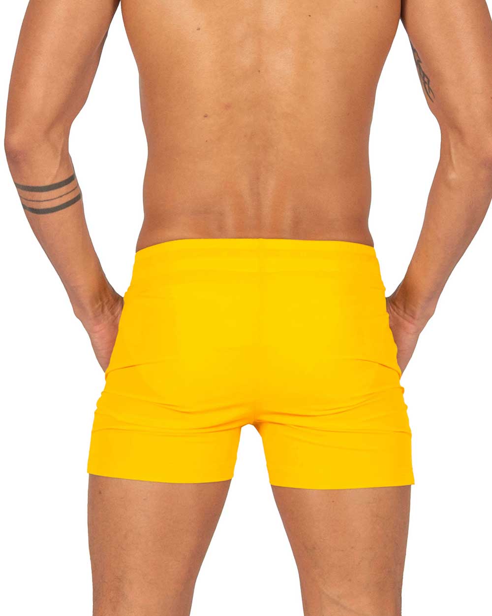 Muscle Shorts-Beach Yellow [4465]