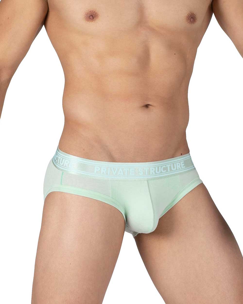 Viscose From Bamboo Mid Waist Mini Brief - Seacrest Green - [4378]