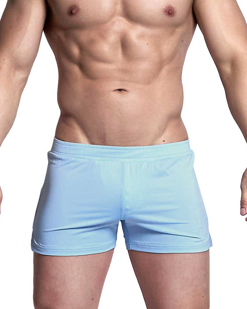 Evo.Boxer Lounge Shorts With Inner Bulge - Ice Blue [4331]