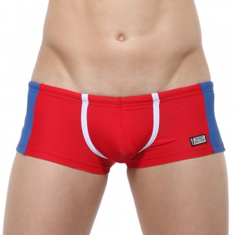 3D Bulge Swimwear Aquashorts - Red [3224]