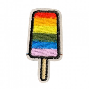 Badge Rainbow Popsicle - Free Sewing Service [4149]