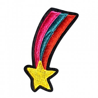 Badge Rainbow Star - Free Sewing Service [4149]
