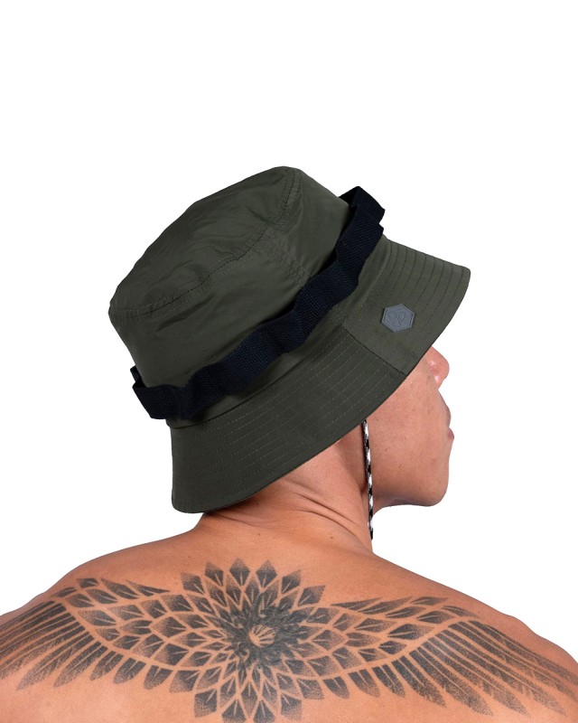 Summber Camp Bucket Hat - Dark Green [4520]