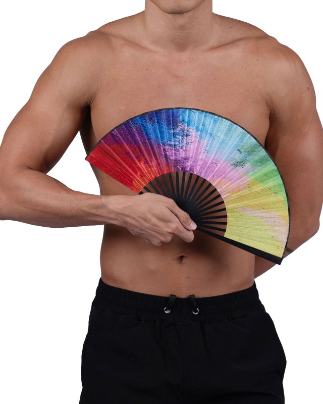 Fabric Patry Fan - Color Splash [4527]