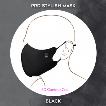 PRD Stylish Face Mask - Black [4313]