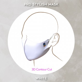 PRD Stylish Face Mask - White [4313]