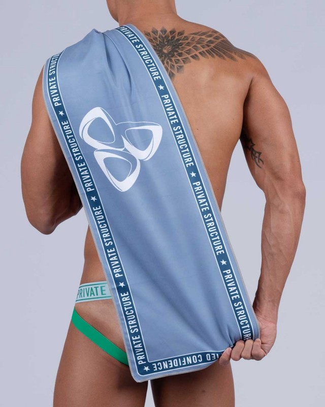 Private Structure Gym Towel - Blue [4503]