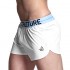 Jersey Running Shorts With Inner Pocket - White [4328]