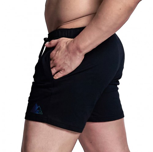 Activewear 2 Pocket Sweat Shorts (Lite Weight Fleece) - Black [4330]