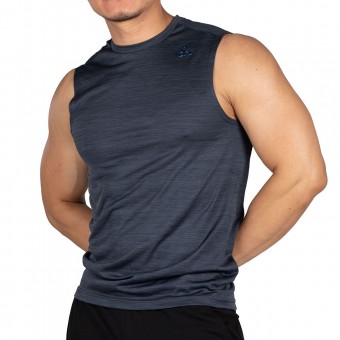Casual Fit Training Muscle Tank - Chacoal Black [4121]
