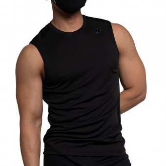 Casual Fit Training Muscle Tank - Black [4121]
