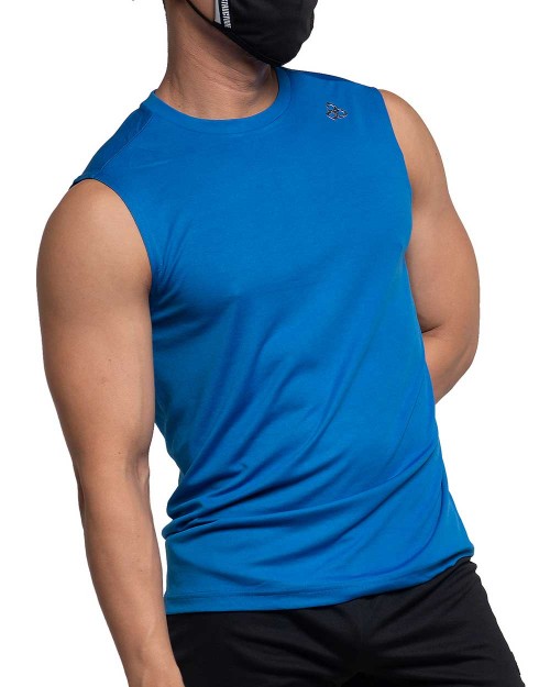 Casual Fit Training Muscle Tank - Royal [4121]