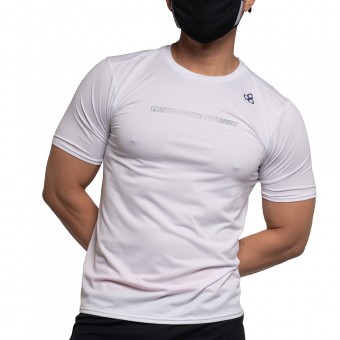 Cusual Fit Training Crew Neck Tee - White [4215]