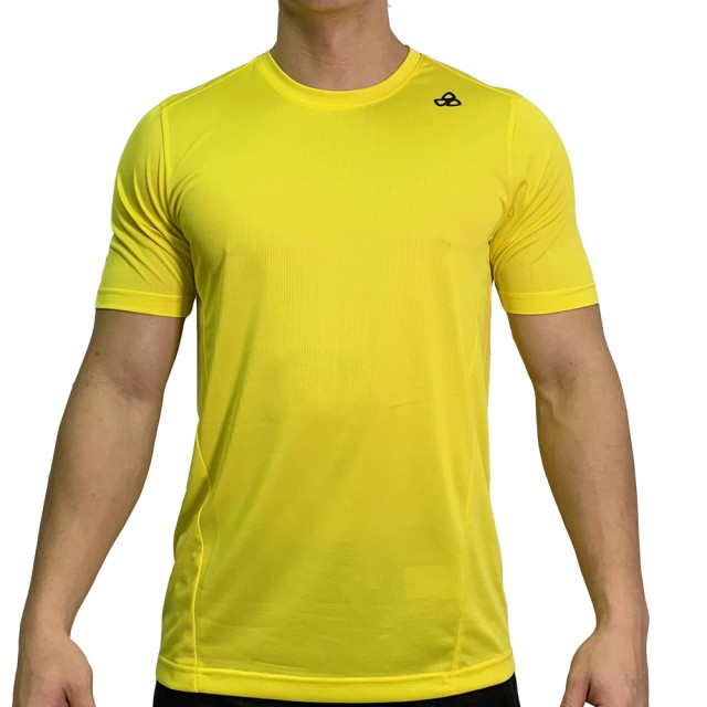 BeFit Sweat Casual Fit Crew Neck Tee-Yellow [3954]