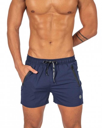 Muscle Shorts-Navy [4465]