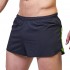 Running Shorts With Tights - Black [4203]
