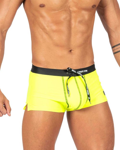 Swimwear Basic Brazilian Trunk - Neon Yellow [4653]