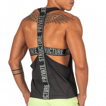 Party Troop Harness Tank - All Black [4223]