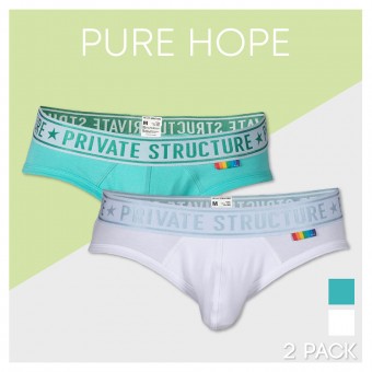 PRD Mid Waist Mini Brief Pure Hope - 2 Pack - [4385]