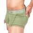 Viscose From Bamboo Mid Waist Trunk - Olive - [4379]