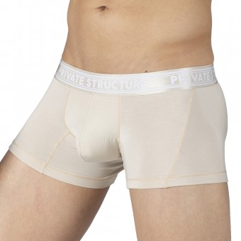 Viscose From Bamboo Mid Waist Trunk - Vleached Sand - [4379]