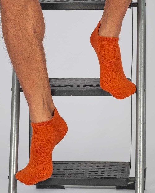 Low Cut Socks - Burnt Orange [4467]