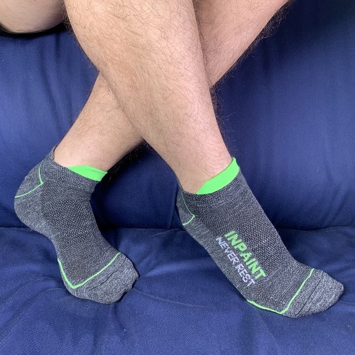 Low Cut Socks - Grey Green [4137]