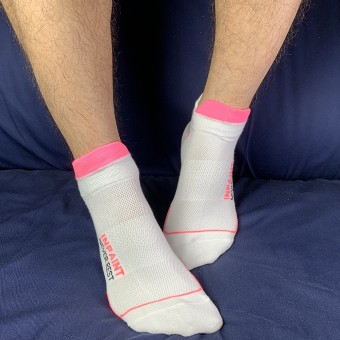 Low Cut Socks - White Pink [4137]