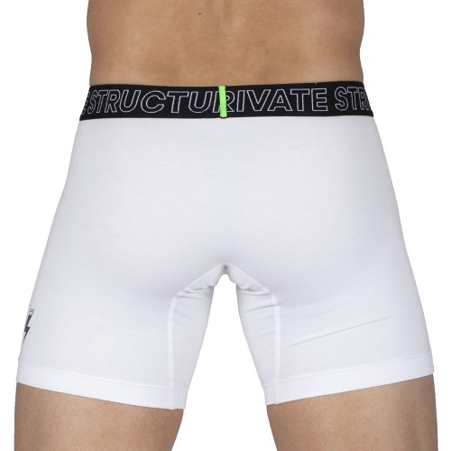 PS Sport Anti-Bac Textile Mid Waist Boxer Brief - 2 Pack - Black O White G [4340]
