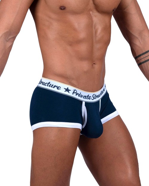 Classic Mid Waist Trunk - Ombre Navy Blue [4530]