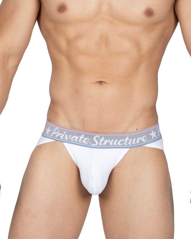 Classic Rayon Low Rise Cutaway Brief - White [3274]