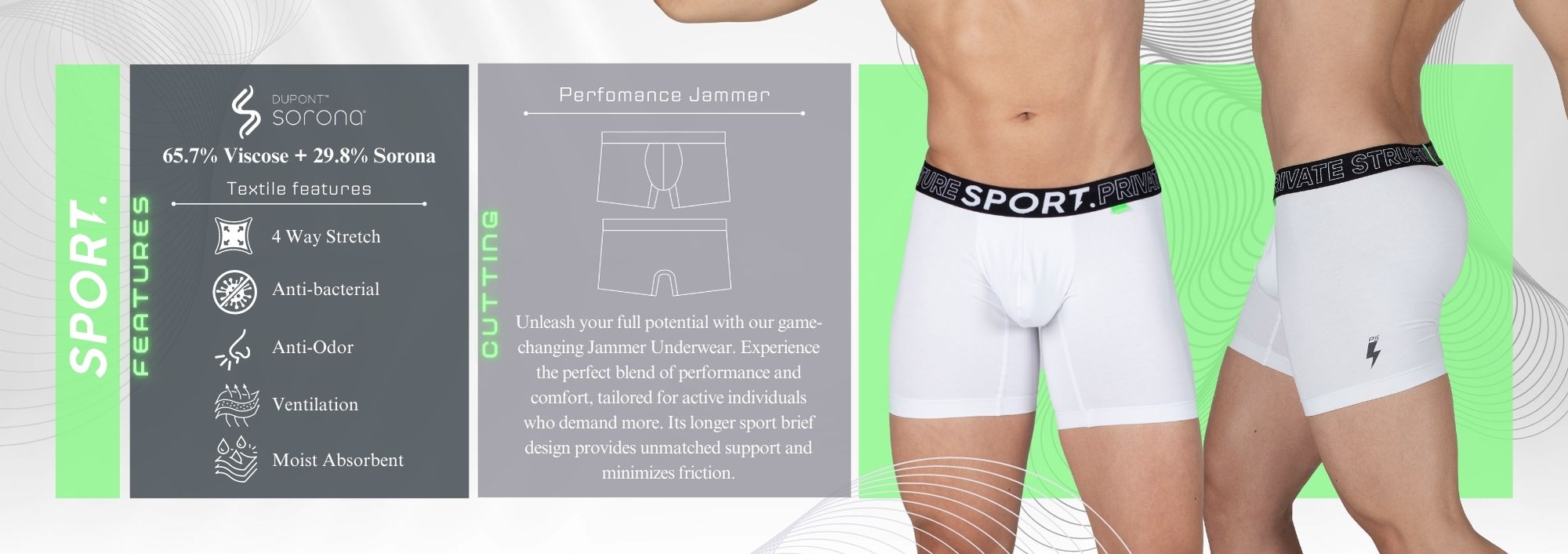 Private Structure Men Underwear PS Sport Collection